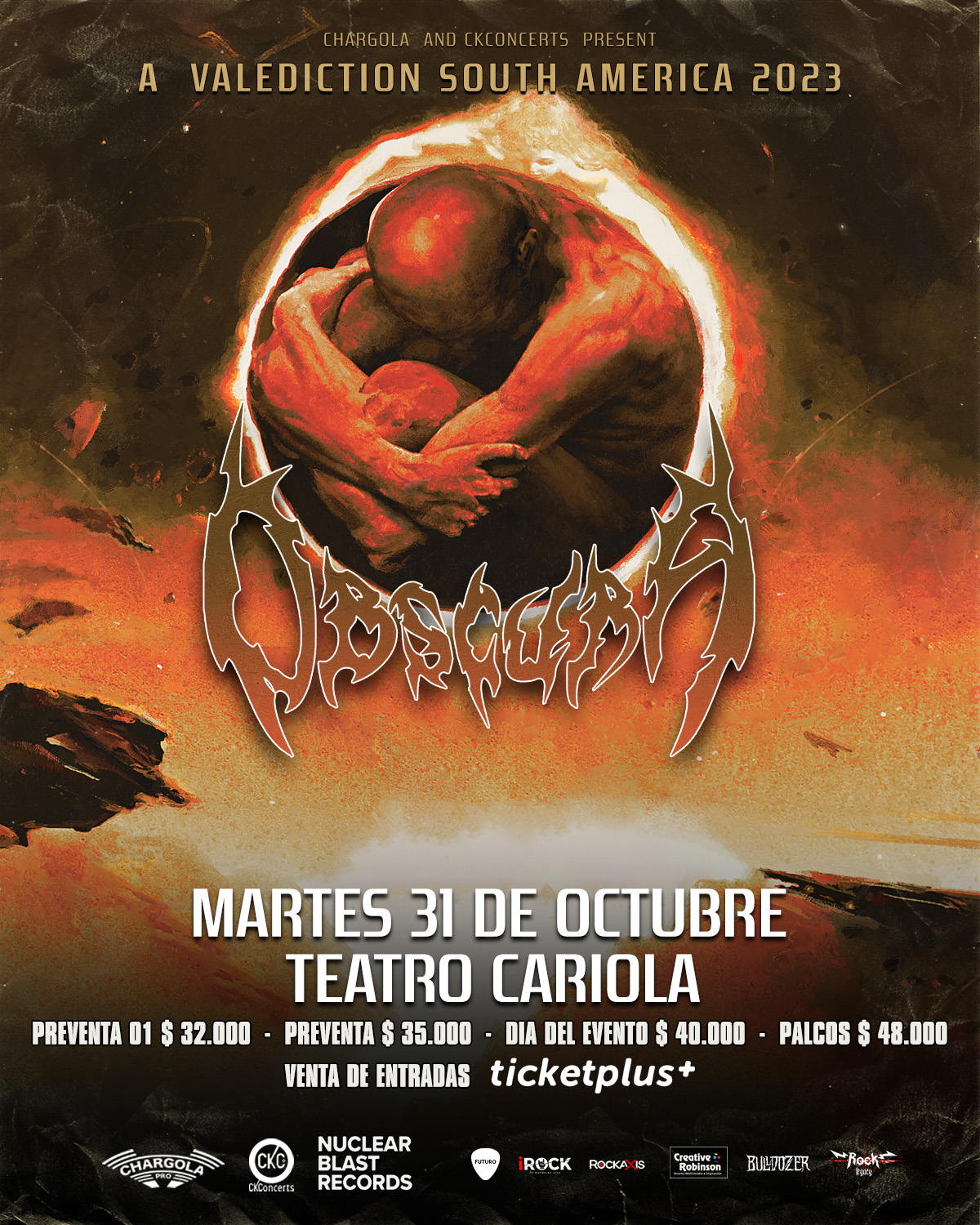 Los alemanes de Obscura y su death metal tÃ©cnico debutan en Chile â€“ NaciÃ³n  Rock