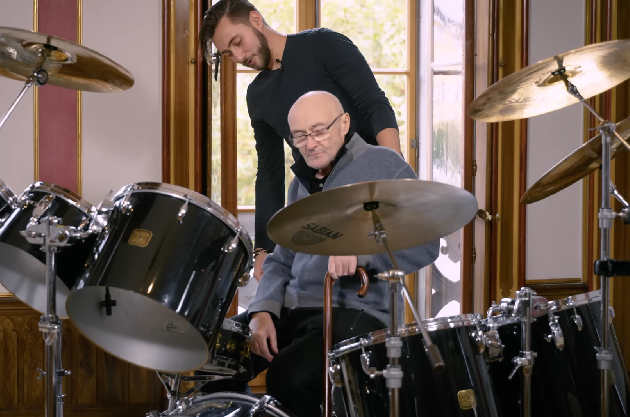 «Ya es suficiente»: Phil Collins y su breve reencuentro con su batería clásica tras más de una década