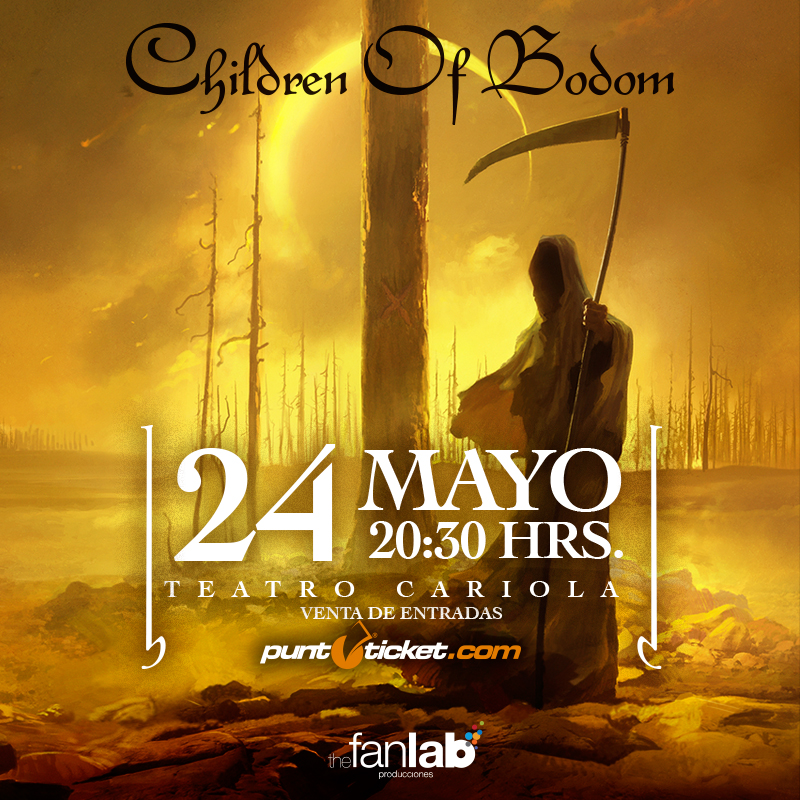 Children of Bodom regresa Chile en mayo a presentar su nuevo disco