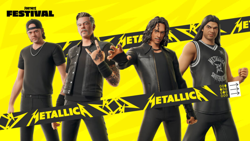 Metallica aparecerá en el popular juego Fortnite