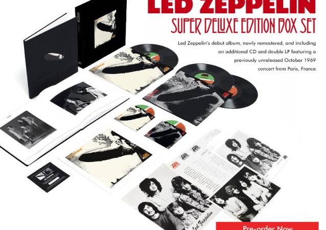 Se revela arte y detalles de las reediciones de lujo de los tres primeros álbumes de Led Zeppelin