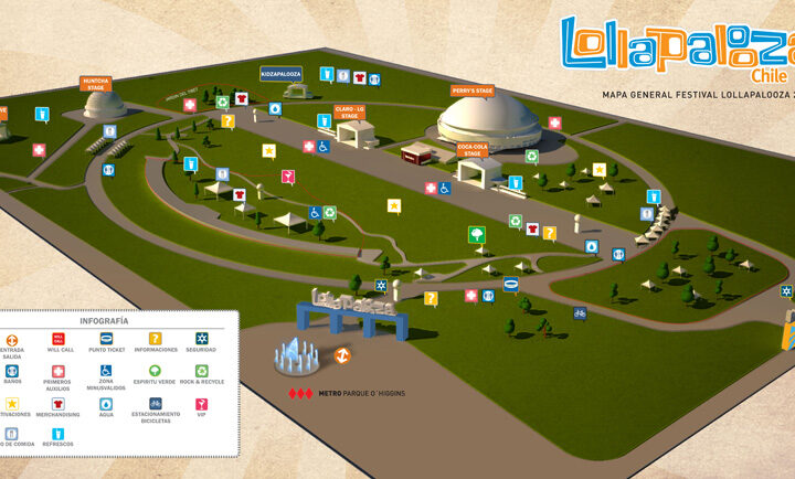 Se revelan horarios en detalle para Lollapalooza, revísalos acá: