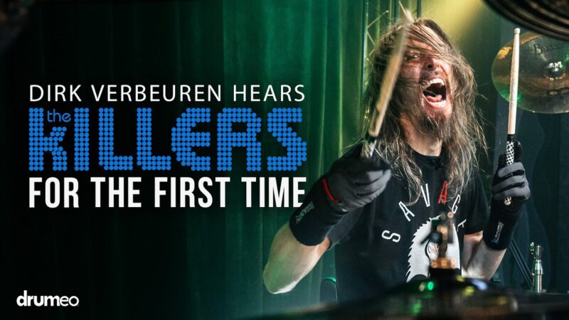 Drumeo: Dirk Verbeuren de Megadeth es desafiado a aprender y tocar «Mr. Brightside» de The Killers