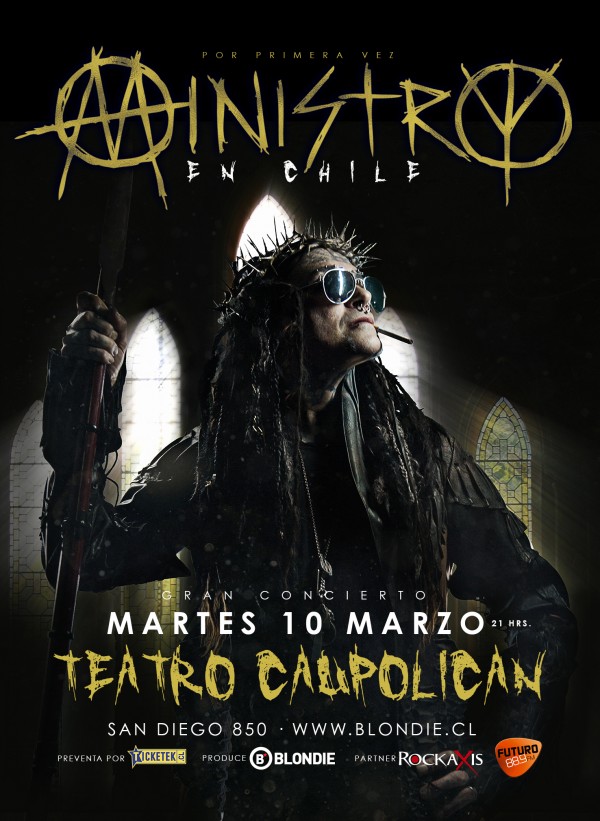 Se confirma concierto de Ministry en Chile para marzo de 2015