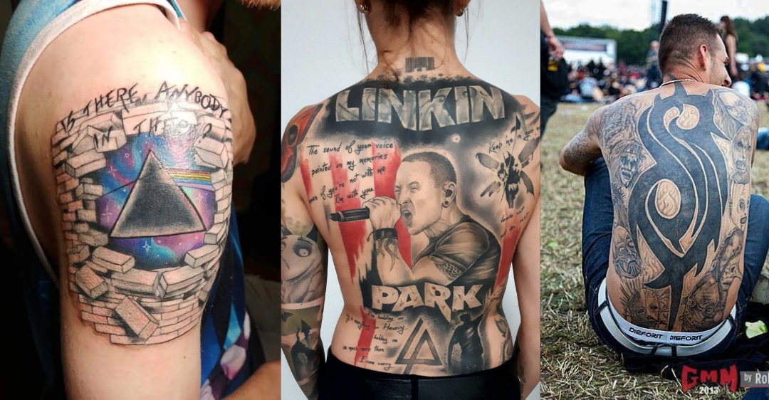 Estudio revela las bandas de rock y metal mas populares al momento de elegir tatuajes