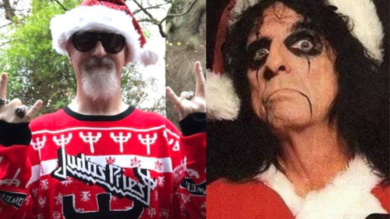 Rob Halford y Alice Cooper se unen en tierno single navideño