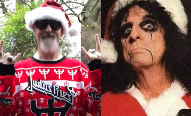 Rob Halford y Alice Cooper se unen en tierno single navideño